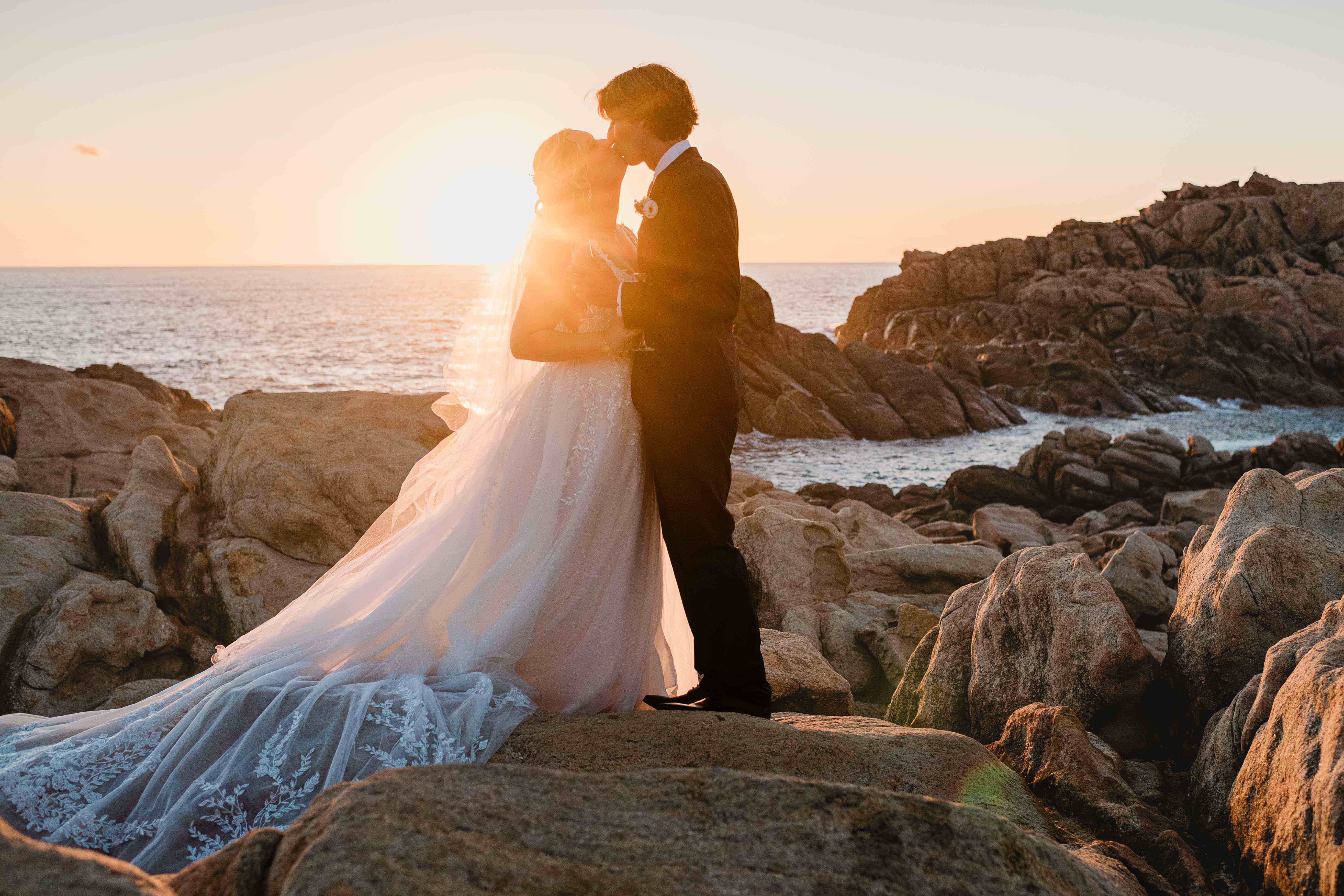 Beach elopement Margaret River coastline, South West Western Australia, John Rice Photographer